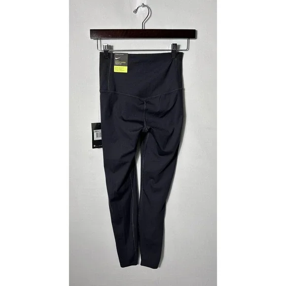 Nike Sculpt Hyper Leggings Womens XS Gray High Rise 7/8 Lace Up Dri-FIT Training - Picture 5 of 11